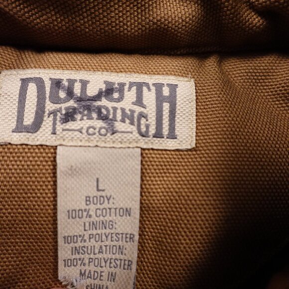 Duluth Trading Superior Fire Hose Quilted Shirt Jac Men's Size Large Brown - Picture 2 of 12